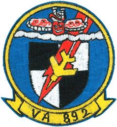 Attack Squadron 892 (VA-892)
VA-892 "Thunderbirds"

