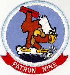 Patrol Squadron 9 (VP-9)
Established as Patrol Squadron NINE (VP-9) on 15 Mar 1951, the second squadron to be assigned the VP-9 designation.

Consolidated PB4Y-2/2S Privateer, 1951-1953
Lockheed P2V-2 Neptune, 1953-1960
Lockheed P2V-7 Neptune, 1960-1962
Lockheed SP-2H Neptune, 1962-1963
Lockheed P-3A Orion, 1963-1966
Lockheed P-3B Orion, 1966-1976
Lockheed P-3C UI Orion, 1976-1990
Lockheed P-3C UIIIR Orion, 1990-2015
Boeing P-8 Poseidon, 2017-.

Insignia (2nd) “Golden Eagles” approved by CNO on 15 Jun 1954.

