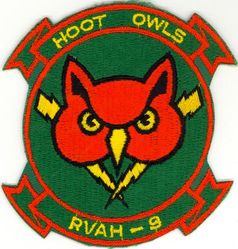 Reconnaissance Heavy Attack Squadron 9 (RVAH-9)
Established as Composite Squadron Nine (VC-9) in Jan 1953. Redesignated Heavy Attack Squadron Nine (VAH-9) "Hoot Owls" on 1 Nov 1955; Reconnaissance Attack Squadron Nine (RVAH-9) in Jun 1964. Disestablished: 30 Sep 1977.

North American RA-5C Vigilante, 1964-1977

