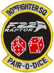 90th Fighter Squadron F-22 

