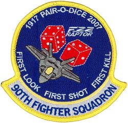 90th Fighter Squadron F-22 
