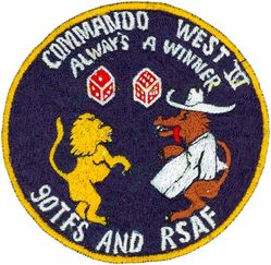90th Tactical Fighter Squadron Exercise COMMANDO WEST IV
