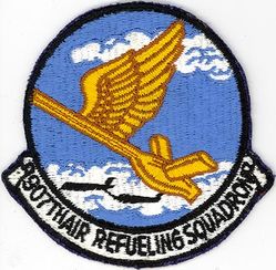 907th Air Refueling Squadron, Heavy 
Constituted as the 907th Air Refueling Squadron, Heavy on 20 Mar 1963. Activated on 1 Jul 1963. Discontinued and inactivated on 25 Jun 1968.
