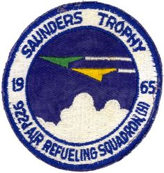 922d Air Refueling Squadron, Heavy Saunders Trophy 1965
