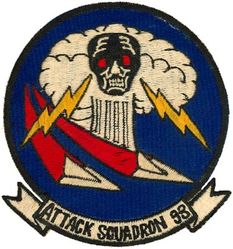 Attack Squadron 93 (VA-93) 
VA-93 "Blue Blazers"
1957-1965
Douglas A4D-1 (A-4A); A4D-2 (A-4B); A4D-2N (A-4C) Skyhawk

