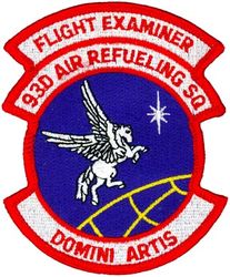 93d Air Refueling Squadron Flight Examiner
Translation: DOMINI ARTIS = Masters of the Art
