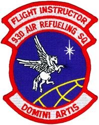 93d Air Refueling Squadron Flight Instructor
Translation: DOMINI ARTIS = Masters of the Art
