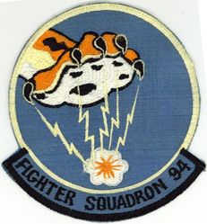 Fighter Squadron 94 (VF-94)
Established as Fighter Squadron NINETY FOUR (VF-94) (2nd) on 26 Mar 1952. Redesignated Attack Squadron NINETY FOUR (VA-94) on 1 Aug 1958; Strike Fighter Squadron NINETY FOUR (VFA-94) on 28 Jun 1990-.

Vought FG-1D Corsair, 1952
Vought F4U-4 Corsair, 1952-1953
Grumman F9F-5 Panther, 1954-1955
North American FJ-3 Fury, 1955
Grumman F9F-8B Cougar, 1955-1957
North American FJ-3M Fury, 1957-1958

Insignia. Second design (Tiger Paw) was approved on 21 Nov 1955, used until 21 Apr 1959.

