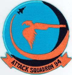 Attack Squadron 94 (VA-94)
VA-94 Mighty Shrikes
1965-1970's
Douglas A4D-2N (A-4C); A-4E Skyhawk
Vought A-7E Corsair II
