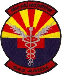 943d Aerospace Medicine Squadron
Translation: NON SIBI SED PATRIAE = Not for self, but for country
