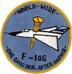 95th Fighter-Interceptor Squadron F-106
Made during Pueblo Crisis deployment to Osan AB, Korea. Korean made.
