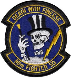 95th Fighter Squadron
Reactivated on 11 Oct 2013-.
F-22 Raptor
