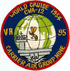 Attack Squadron 95 (VA-95) WORLD CRUISE 1954
VA-95 "Skyknights"
1954
Douglas AD-6 (A-1H) Skyraider 
