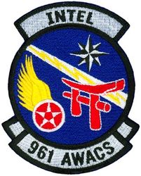 961st Airborne Warning and Control Squadron Intelligence
