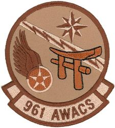 961st Airborne Warning and Control Squadron 
Keywords: desert