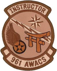 961st Airborne Warning and Control Squadron Instructor
Keywords: desert