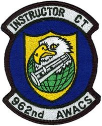 962d Airborne Warning and Control Squadron Instructor
