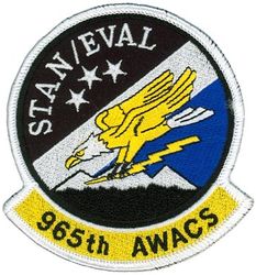 965th Airborne Warning and Control Squadron Standardization/Evaluation
