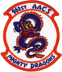 961st Airborne Air Control Squadron Morale
Active 1 Aug 1994 - present. 
