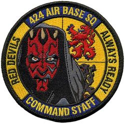 424th Air Base Squadron Command Staff
