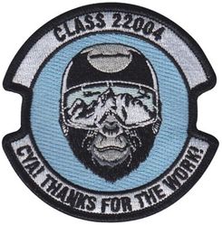 Undergraduate Air Battle Manager Training Class 22004
337th Air Control Squadron
