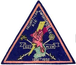 607th Aircraft Control and Warning Squadron Air Police
