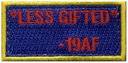 19th Air Force Morale Pencil Pocket Tab
