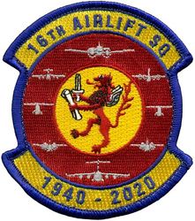 16th Airlift Squadron 80th Anniversary
