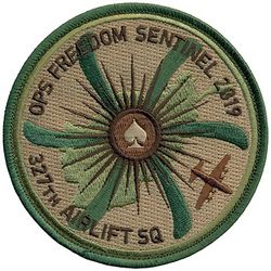 327th Airlift Squadron Operation FREEDOM SENTINAL 2019
Keywords: OCP