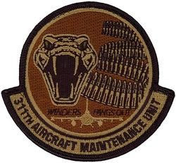 311th Aircraft Maintenance Unit Morale
Keywords: OCP