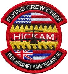 15th Aircraft Maintenance Squadron Flying Crew Chief
