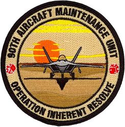 90th Expeditionary Aircraft Maintenance Unit Operation  INHERENT RESOLVE 2016
Keywords: desert