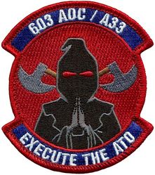 603d Air Operations Center A33 Combat Operations Division
