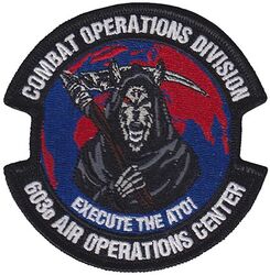 603d Air Operations Center A33 Combat Operations Division
