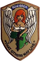 82d Expeditionary Rescue Squadron Pararescue
Constituted as 82d Air Rescue Squadron on 12 Aug 1952. Activated on 1 Sep 1952. Inactivated on 21 Sep 1953. Redesignated as 82d Expeditionary Rescue Squadron, and converted to provisional status, on 14 Apr 2003.
Keywords: desert