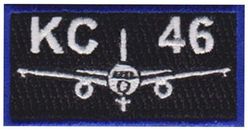 344th Air Refueling Squadron KC-46 Pencil Pocket Tab
