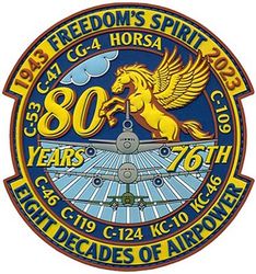 76th Air Refueling Squadron 80th Anniversary
Keywords: PVC