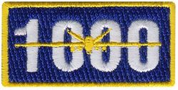 15th Attack Squadron MQ-9 1000 Hours Pencil Pocket Tab

