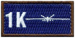 22d Attack Squadron MQ-9 1000 Hours Pencil Pocket Tab
