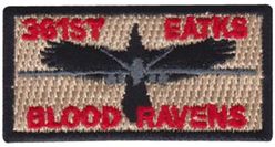 361st Expeditionary Attack Squadron Morale Pencil Pocket Tab
