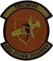 482d Attack Squadron Evaluator
Organized as 70 Aero Squadron on 13 Aug 1917.  Redesignated as 482 Aero Squadron on 1 Feb 1918.  Demobilized on 18 Mar 1919.  Reconstituted and consolidated (1936) with 482 Bombardment Squadron, which was constituted and allotted to the Reserve on 31 Mar 1924.  Activated Mar 1925.  Disbanded on 31 May 1942.  Reconstituted, and consolidated (21 Apr 1944) with 482 Bombardment Squadron, Very Heavy, which was constituted on 28 Feb 1944.  Activated on 11 Mar 1944. Inactivated on 30 Jun 1946. Redesignated as 482 Attack Squadron on 13 Feb 2018.  Activated on 27 Feb 2018.  
Keywords: OCP