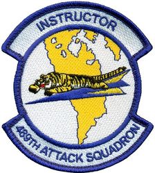 489th Attack Squadron Instructor
Organized as the 77 Aero Squadron (Construction) on 13 Aug 1917. Redesignated as 489 Aero Squadron (Construction) on 1 Feb 1918. Demobilized on 6 Mar 1919. Reconstituted and consolidated (1932) with 489 Bombardment Squadron, which was constituted and allotted to the Reserve on 31 Mar 1924. Disbanded on 31 May 1942. Consolidated (1958) with 489 Bombardment Squadron (Medium) which was constituted on 10 Aug 1942. Activated on 20 Aug 1942. Inactivated on 7 Nov 1945. Redesignated as 489 Bombardment Squadron, Light on 24 Oct 1947. Activated in the Reserve on 10 Nov 1947. Inactivated on 27 Jun 1949. Redesignated as 489 Bombardment Squadron, Medium on 11 Aug 1958. Activated on 1 Oct 1958. Discontinued and inactivated on 1 Jan 1962. Redesignated as 489 Reconnaissance Squadron on 14 Jun 2011. Activated on 26 Aug 2011. Inactivated on 1 May 2015. Redesignated as 489 Attack Squadron on 1 Dec 2016. Activated on 2 Dec 2016-.
