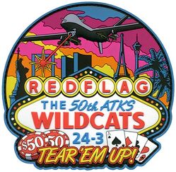 50th Attack Squadron Exercise RED FLAG 2024-3
Organized as 50 Aero Squadron on 6 Aug 1917. Redesignated as: 50 Squadron on 14 Mar 1921; 50 Observation Squadron on 25 Jan 1923. Inactivated on 1 Aug 1927. Activated on 1 Nov 1930. Redesignated as: 50 Reconnaissance Squadron on 25 Jan 1938; 50 Reconnaissance Squadron (Medium Range) on 6 Dec 1939; 50 Reconnaissance Squadron (Heavy) on 20 Nov 1940; 431 Bombardment Squadron, Heavy, on 22 Apr 1942; 431 Bombardment Squadron, Heavy, c. Apr 1944; 5 Reconnaissance Squadron, Very Long Range, Photo, on 29 Apr 1946. Inactivated on 20 Oct 1947. Redesignated as 50 Airmanship Training Squadron on 30 Sep 1983. Activated on 1 Oct 1983. Redesignated as: 50 Training Squadron on 31 Oct 1994; 50 Education Squadron on 1 Jan 2002. Inactivated on 1 Aug 2005. Redesignated as 50 Attack Squadron on 13 Feb 2018. Activated on 27 Feb 2018-.
Keywords: PVC