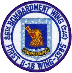 96th Bombardment Wing, Heavy Morale
Translation: E SEMPRE L'ORA - It is Always the Hour
