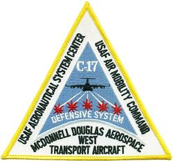 Aeronautical System Center and Air Mobility Command C-17 Defensive System
