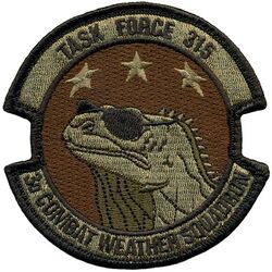 3d Combat Weather Squadron Task Force 315 
Keywords: OCP