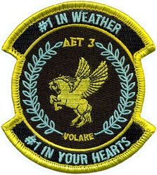 7th Combat Weather Squadron Detachment 3 Morale
Detachment 3's airmen operate in support of US Army Africa and the 173rd Infantry Brigade Combat Team (Airborne) (173 IBCT(A)). Foremost is the monitoring of Army operations across Africa for weather impacts and seasonal trends (e.g. drought, flooding)
