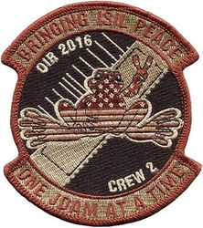 968th Expeditionary Airborne Air Control Squadron Crew 2 Operation INHERENT RESOLVE 2016
Keywords: desert