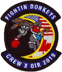 968th Expeditionary Airborne Air Control Squadron Crew 10 Operation INHERENT RESOLVE 2019
