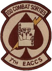 7th Expeditionary Airborne Command and Control Squadron 100 Combat Sorties
Keywords: desert